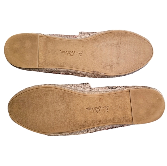 Sam Edelman Khloe | 🍑 Peach Nude | Snake Print | Slip-On Espadrille | Size: 12M - Picture 10 of 16